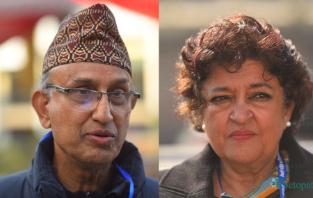 महेश आचार्य र सुजाता कोइराला